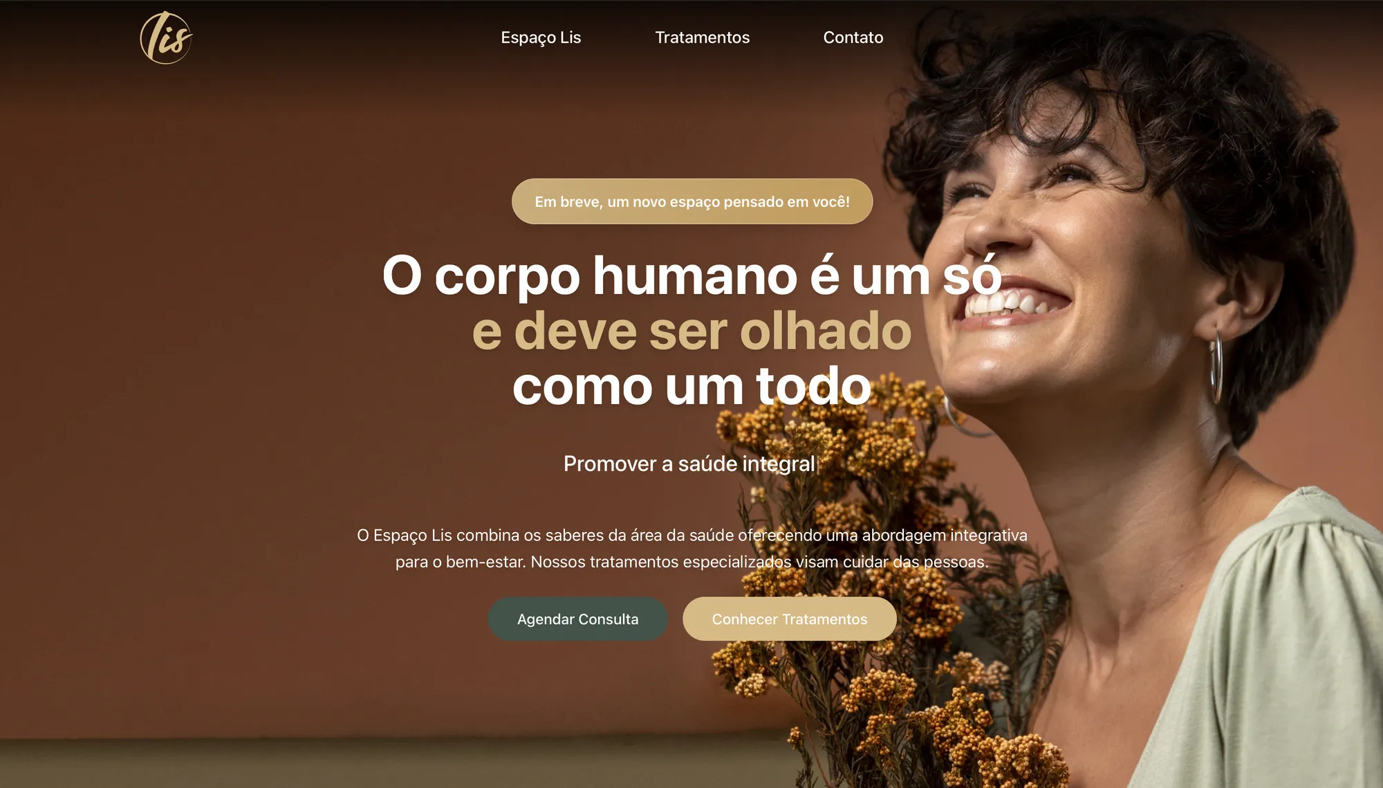 Espaço Lis — Landing page