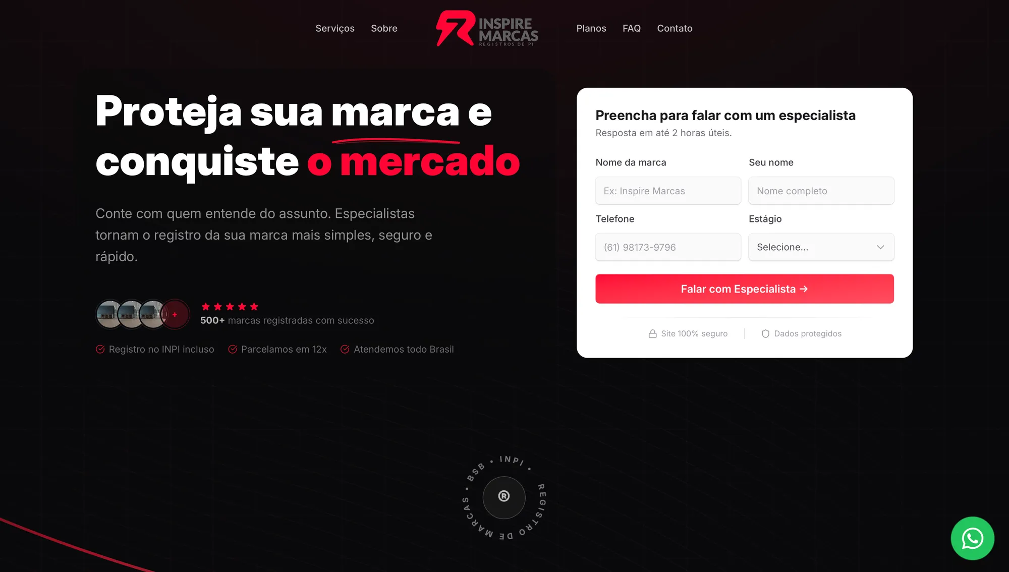 Inspire Marcas — Trademark registration